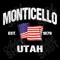 Monticello Utah Ut Usa Stars & Stripes Vintage Style Kids Cap | Artistshot