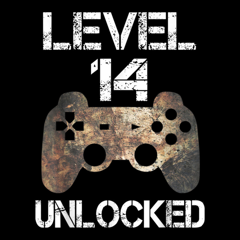 Level 14 Unlocked Boys 14th Birthday 14 Year Old Gamer Zipper Hoodie | Artistshot