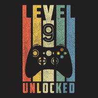 Level 9 Unlocked Tshirt 9th Video Gamer Birthday Boy Gifts T-shirt | Artistshot