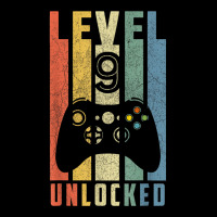 Level 9 Unlocked Tshirt 9th Video Gamer Birthday Boy Gifts Zipper Hoodie | Artistshot