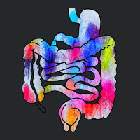 Digestive System Gastrointestinal Tract Watercolor Art Gifts Crewneck Sweatshirt | Artistshot