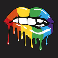 Lgbt Rainbow Lip Pro Gay Pride Month Lgbtq T-shirt | Artistshot