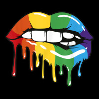 Lgbt Rainbow Lip Pro Gay Pride Month Lgbtq V-neck Tee | Artistshot