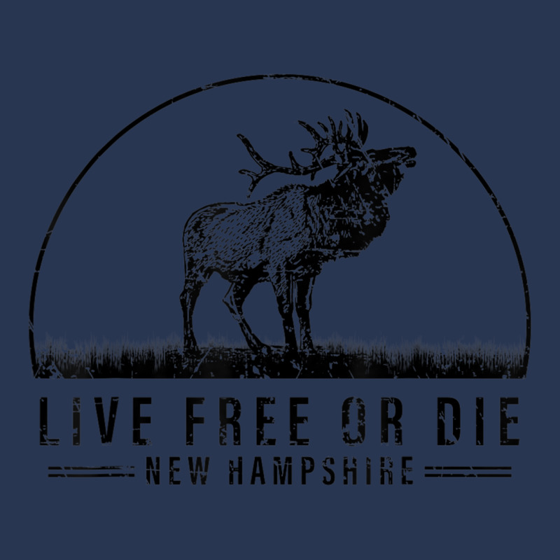 Live Free Or Die New Hampshire Nature Vintage Men Denim Jacket | Artistshot