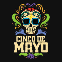 Cinco De Mayo Sugar Skull Mexican Fiesta Dia De Los Muertos Graphic Youth T-shirt | Artistshot