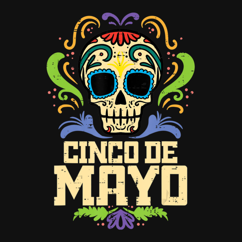 Cinco De Mayo Sugar Skull Mexican Fiesta Dia De Los Muertos Graphic Youth T-shirt by behindcedar22 | Artistshot