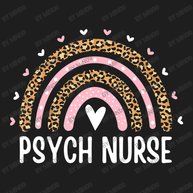 Psych Nurse Nursing Leopard Rainbow Psychiatric Nurse Women Classic T-shirt by Min09 | Artistshot