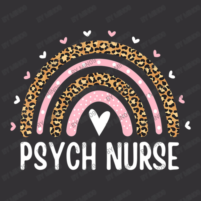 Psych Nurse Nursing Leopard Rainbow Psychiatric Nurse Women Vintage Hoodie by Min09 | Artistshot