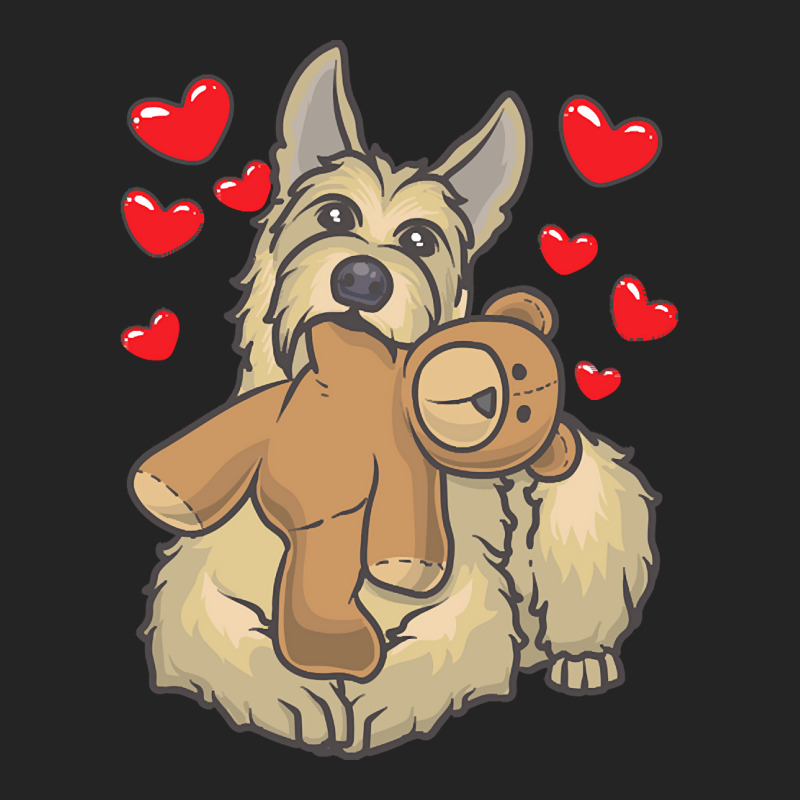 Berger Picard T  Shirt Berger Picard Dog With Hearts T  Shirt 3/4 Sleeve Shirt by theodora67935 | Artistshot