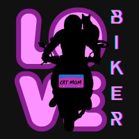 Biker And Best Cat Mom Motorcycle Rider Purple Fanny Pack | Artistshot