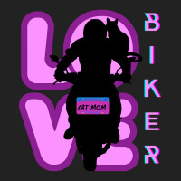 Biker And Best Cat Mom Motorcycle Rider Purple Backpack | Artistshot