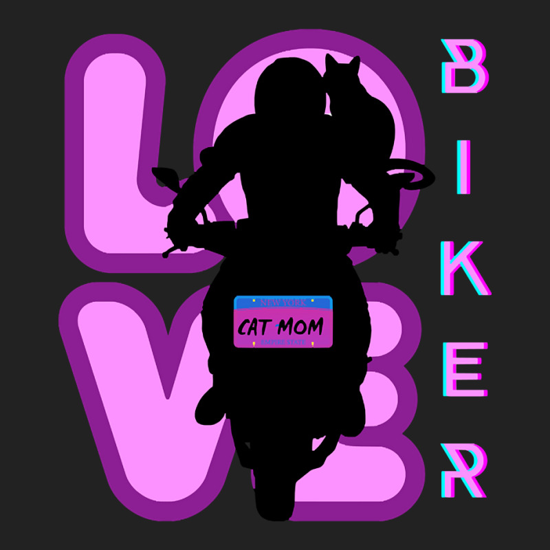 Biker And Best Cat Mom Motorcycle Rider Purple Backpack | Artistshot