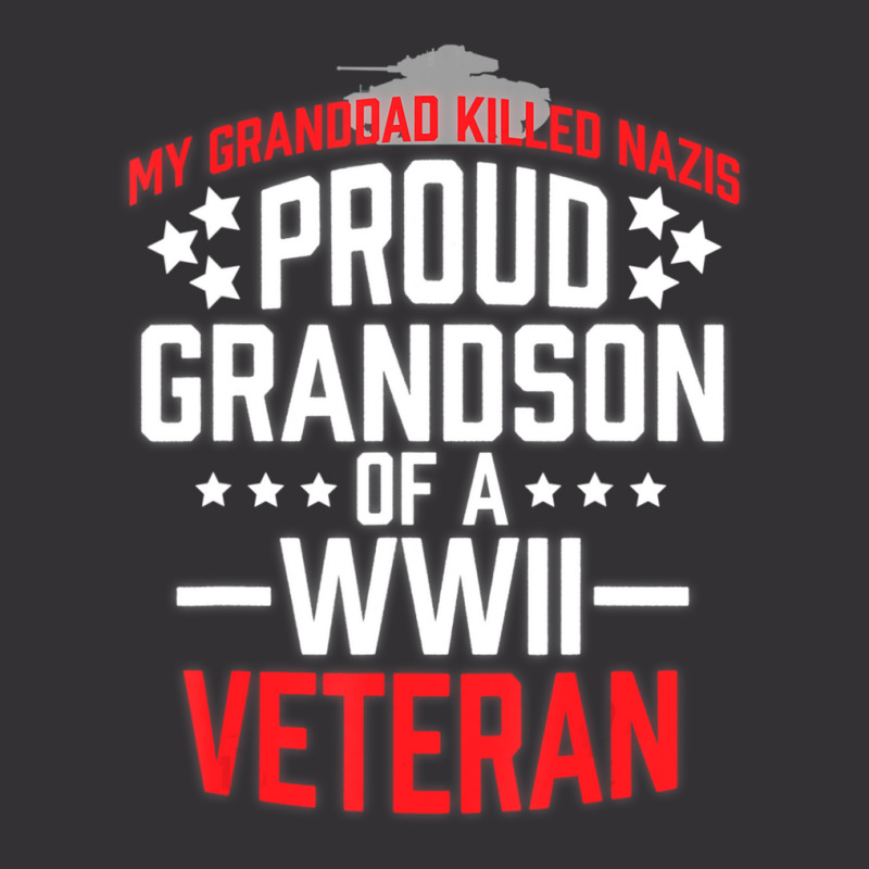 Proud Grandson Of A Wwii Veteran Military Vintage Short by yumgaugeteuda | Artistshot