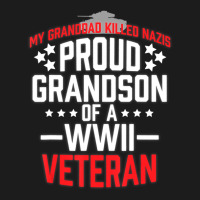 Proud Grandson Of A Wwii Veteran Military Hoodie & Jogger Set | Artistshot