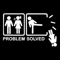 Problem Solved Funny Angry Bridge Women's V-neck T-shirt | Artistshot