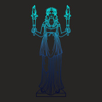 Blue Flame Goddess Hekate Ladies Fitted T-shirt | Artistshot