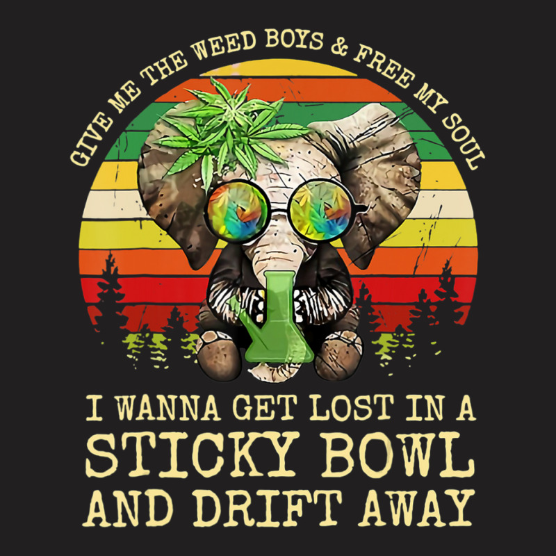 Cool Elephant Smoking Weed Bong Marijuana Cannabis Stoner T-shirt | Artistshot