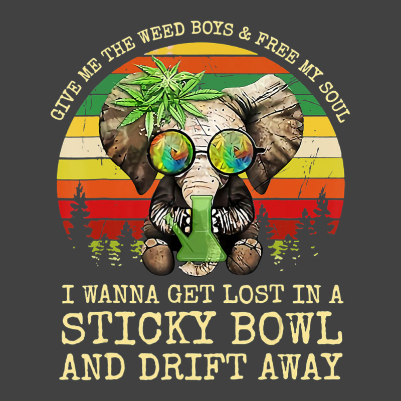 Cool Elephant Smoking Weed Bong Marijuana Cannabis Stoner Vintage T-shirt | Artistshot