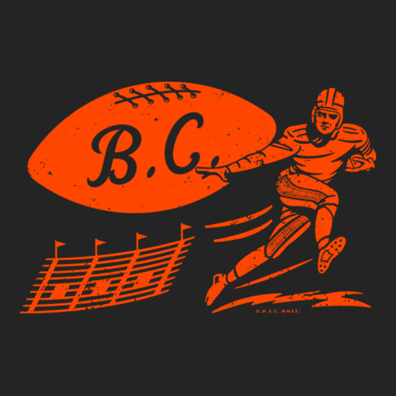 Vintage Football B.c. Lions Orange B.c. Wordmark 3/4 Sleeve Shirt by ekukaevelsy | Artistshot