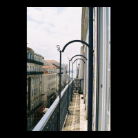 Hotel Lookout In Lisbon Portugal Cropped Sweater | Artistshot