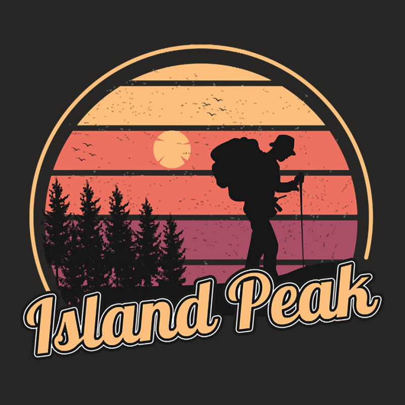 Island Peak Camping Ladies Fitted T-Shirt by Jankonen637 | Artistshot