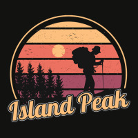 Island Peak Camping Scorecard Crop Tee | Artistshot