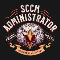 Sccm Administrator Proud And Brave Eagle Flannel Shirt | Artistshot