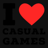 I Love Casual Games Baby Bibs | Artistshot