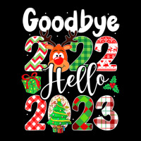 Goodbye 2022 Hello 2023 Happy New Year Christmas Funny Youth Zipper Hoodie | Artistshot