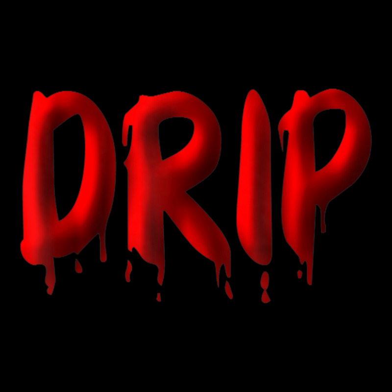 Drippy Red Drippin Letters Streetwear Hip Hop Tees Tops Zipper Hoodie | Artistshot