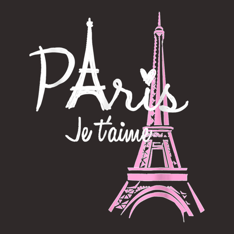 I Love Paris Eiffel Tower France French Souvenir Racerback Tank by KelcieWhite | Artistshot