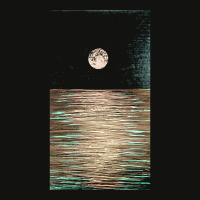 Ocean T  Shirt Moonlit Sea T  Shirt Scorecard Crop Tee | Artistshot