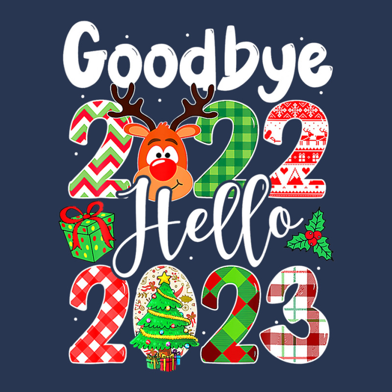 Goodbye 2022 Hello 2023 Happy New Year Christmas Funny Men Denim Jacket | Artistshot