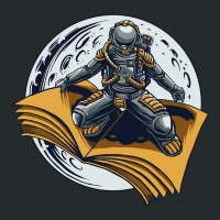 Astronaut Ride Book Women's Triblend Scoop T-shirt | Artistshot