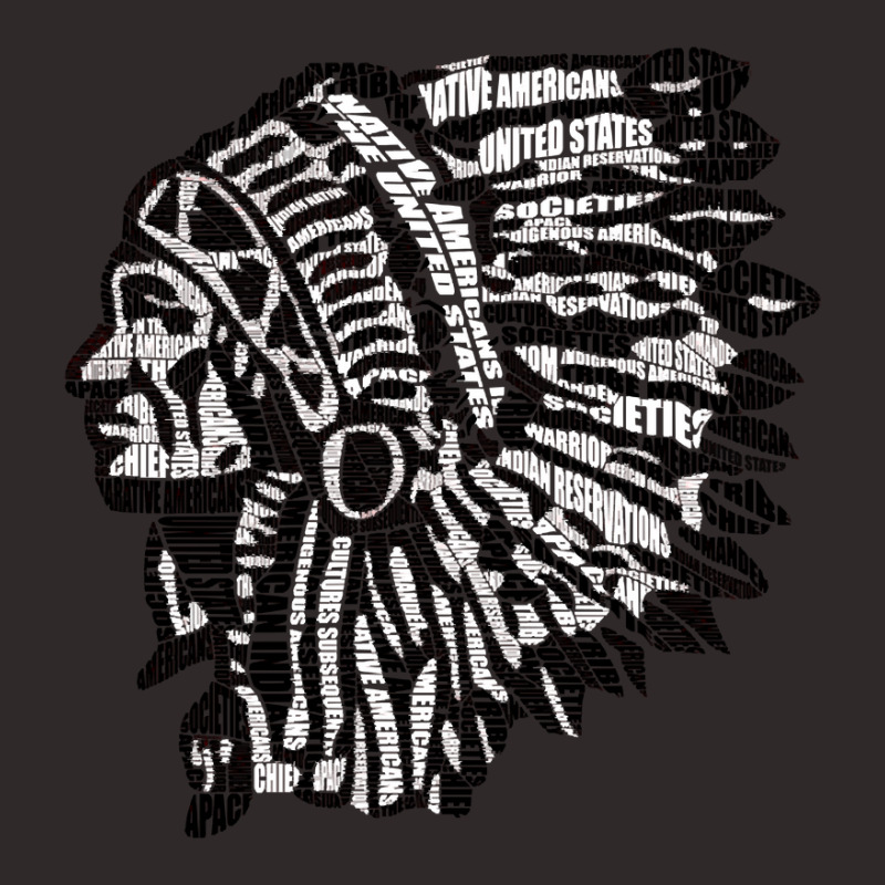 Indian Chief Calligram Racerback Tank by Ledford Leslie | Artistshot