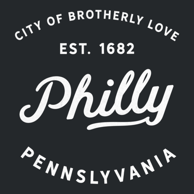 Classic Retro Vintage Philly City Of Brotherly Love Crewneck Sweatshirt by fenderbendable | Artistshot