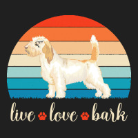 Petit Basset Griffon Vendeen T  Shirt Live Love Bark Petit Basset Grif Ladies Polo Shirt | Artistshot