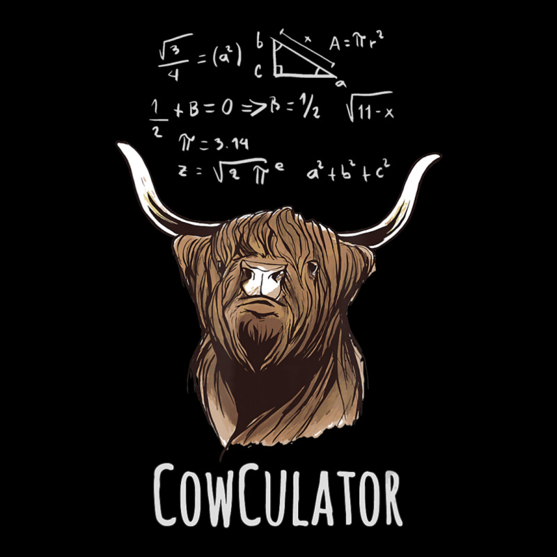 Scottisch Cow Cowculator Scottish Highland Cattle Pocket T-shirt | Artistshot