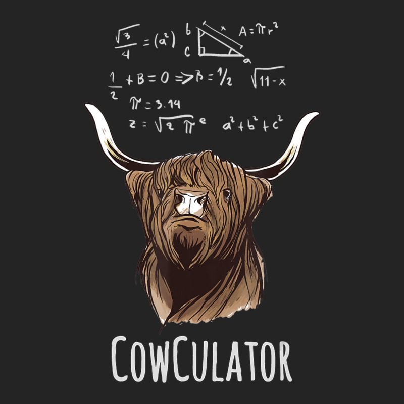 Scottisch Cow Cowculator Scottish Highland Cattle 3/4 Sleeve Shirt | Artistshot