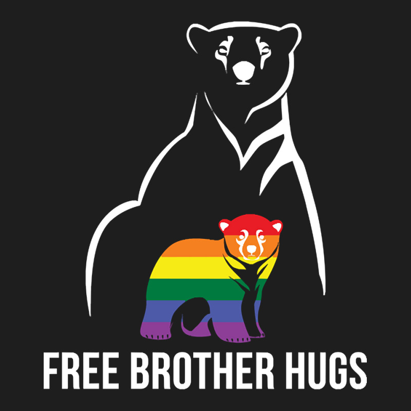 Free Brother Hugs Gay Pride Lgbt Rainbow Men Classic T-shirt | Artistshot