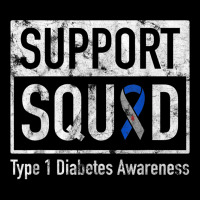 Support Squad Type 1 Diabetes Awareness Ribbon Maternity Scoop Neck T-shirt | Artistshot