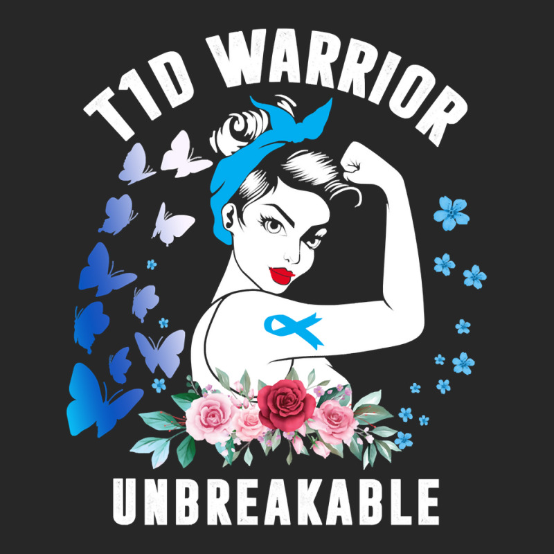 Diabetes Diabetic T1d Warrior Unbreakable Strong Woman Type 1 Diabetes Men's T-shirt Pajama Set | Artistshot