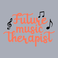 Future Music Therapist Typography Tank Dress | Artistshot