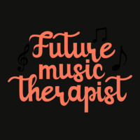 Future Music Therapist Typography Scorecard Crop Tee | Artistshot