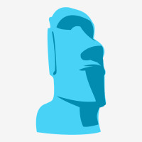 Blue Tiki Moai Easter Island Hawaiian Luau Gift Adjustable Cap | Artistshot