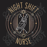 Night Shift Nurse Owl Premium T-shirt | Artistshot