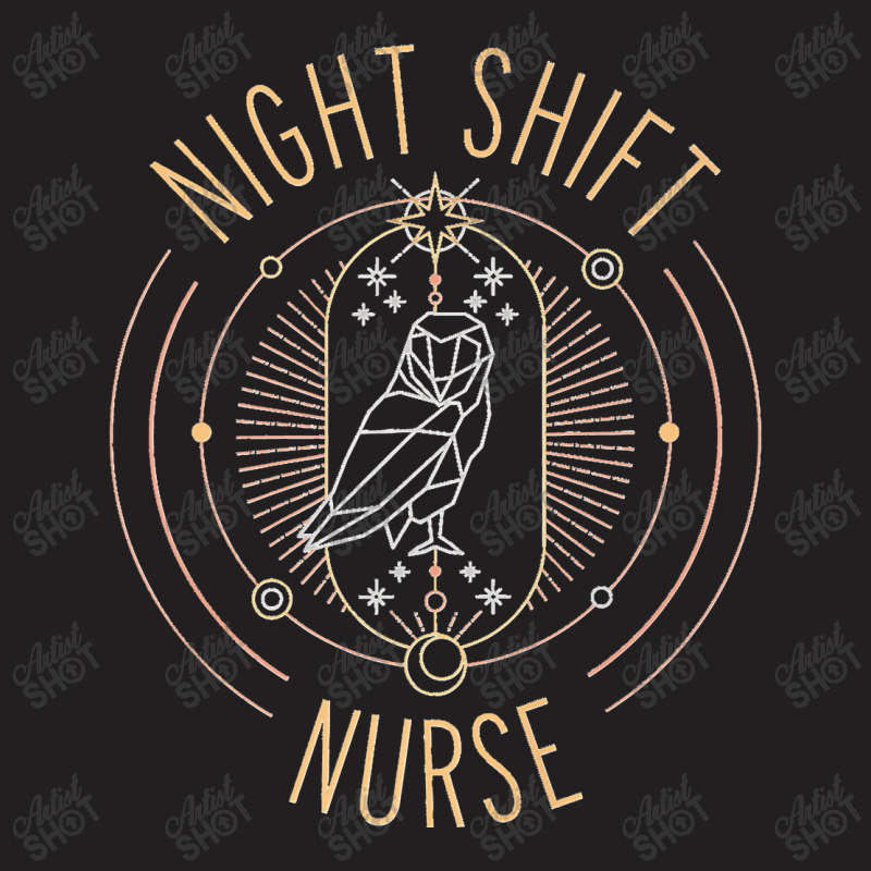 Night Shift Nurse Owl Premium T-shirt | Artistshot