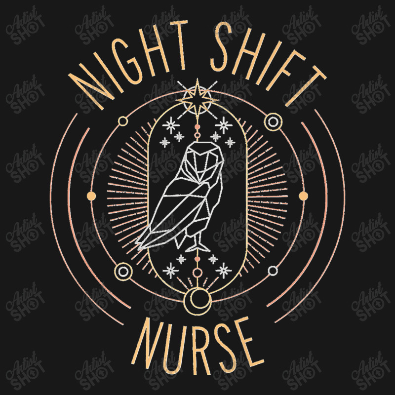 Night Shift Nurse Owl Premium Flannel Shirt | Artistshot