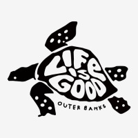 Life Is Good Turtle Outer Banks Baby Bibs | Artistshot