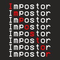 Impostor Repeated Video Gamer Impostor Ladies Fitted T-shirt | Artistshot